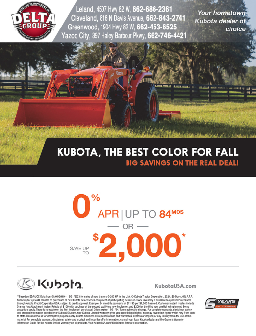 Kubota flyer November 2024